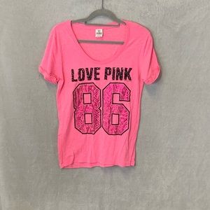 Love pink t shirt